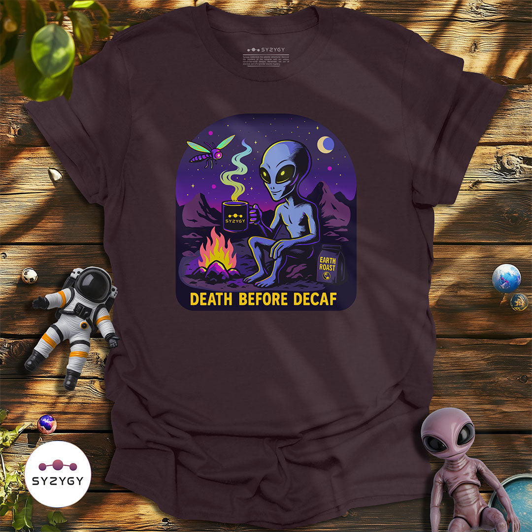 Death Before Decaf T-shirt