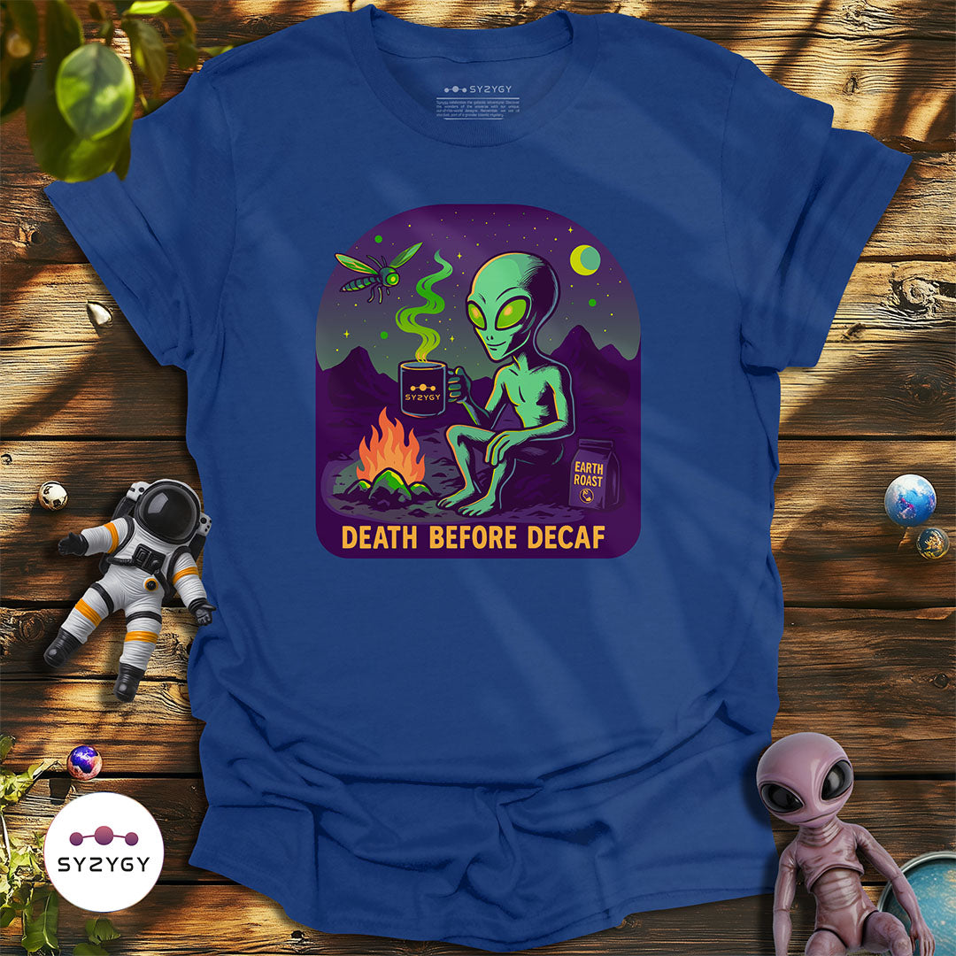 Death Before Decaf T-shirt