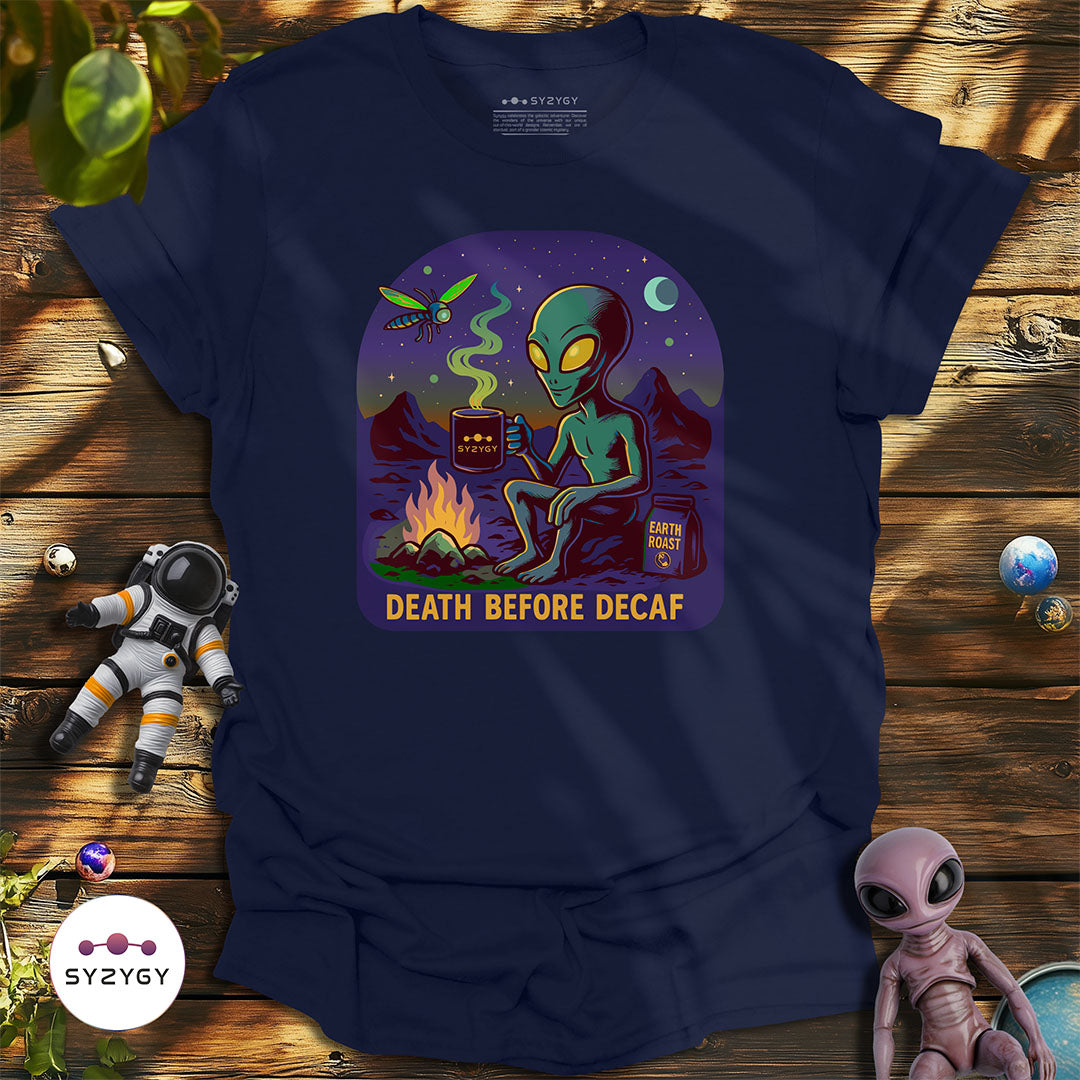 Death Before Decaf T-shirt