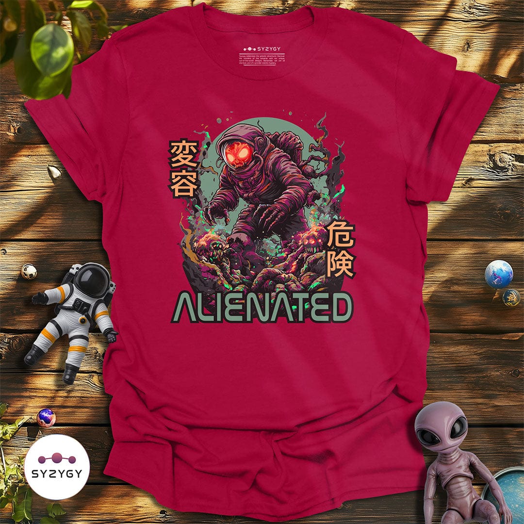 Syzygy Supply T-Shirt Antique Cherry Red / S Alienated T-shirt Space Aliens UFO Apparel