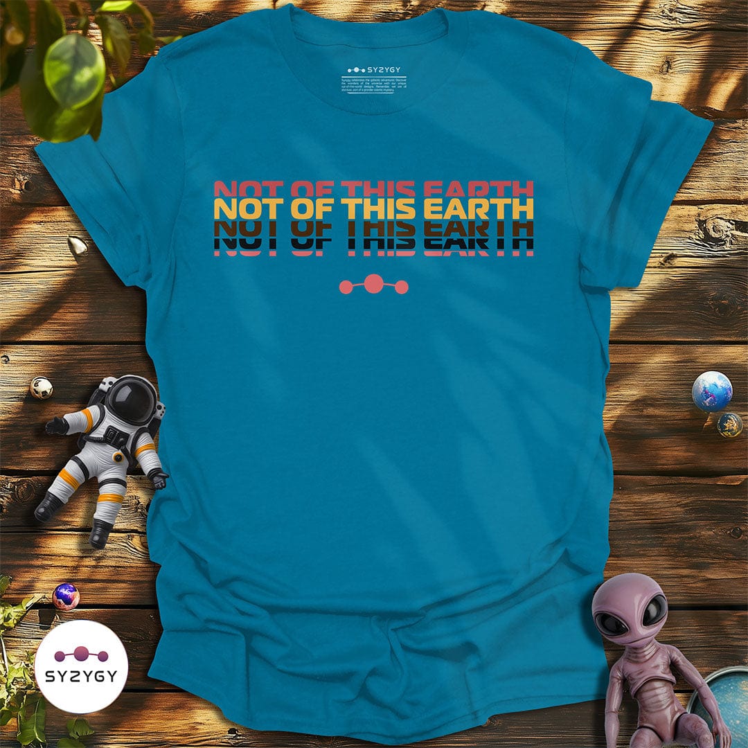 Syzygy Supply T-Shirt Antique Sapphire / S Not Of This Earth T-shirt Space Aliens UFO Apparel