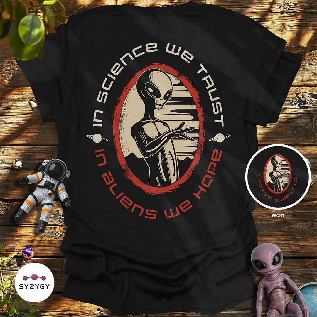 Syzygy Supply T-Shirt Black / S Believer's Creed T-shirt Space Aliens UFO Apparel