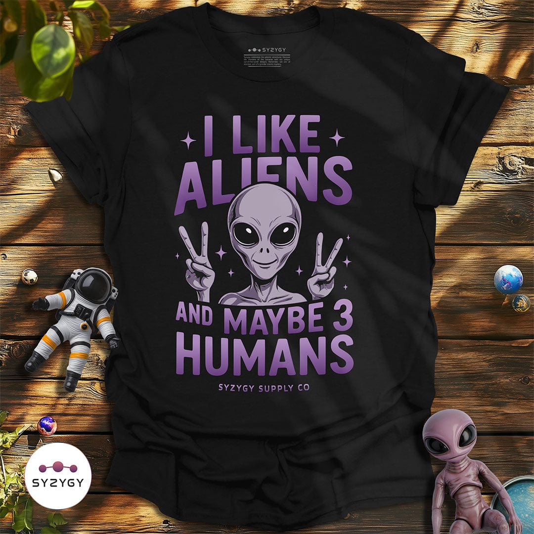 Syzygy Supply T-Shirt Black / S I Like Aliens T-shirt Space Aliens UFO Apparel