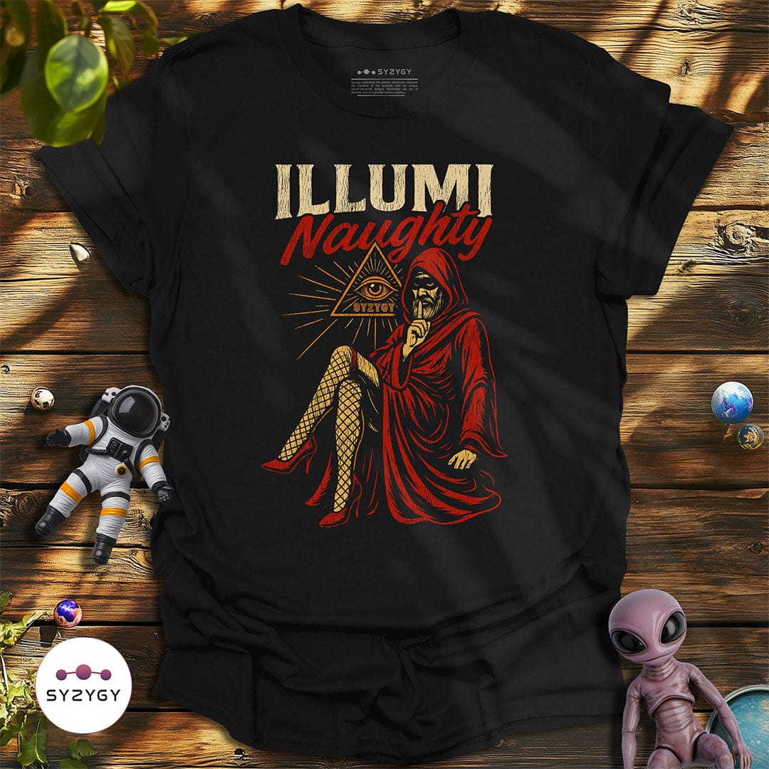 Syzygy Supply T-Shirt Black / S Illuminaughty T-shirt Space Aliens UFO Apparel
