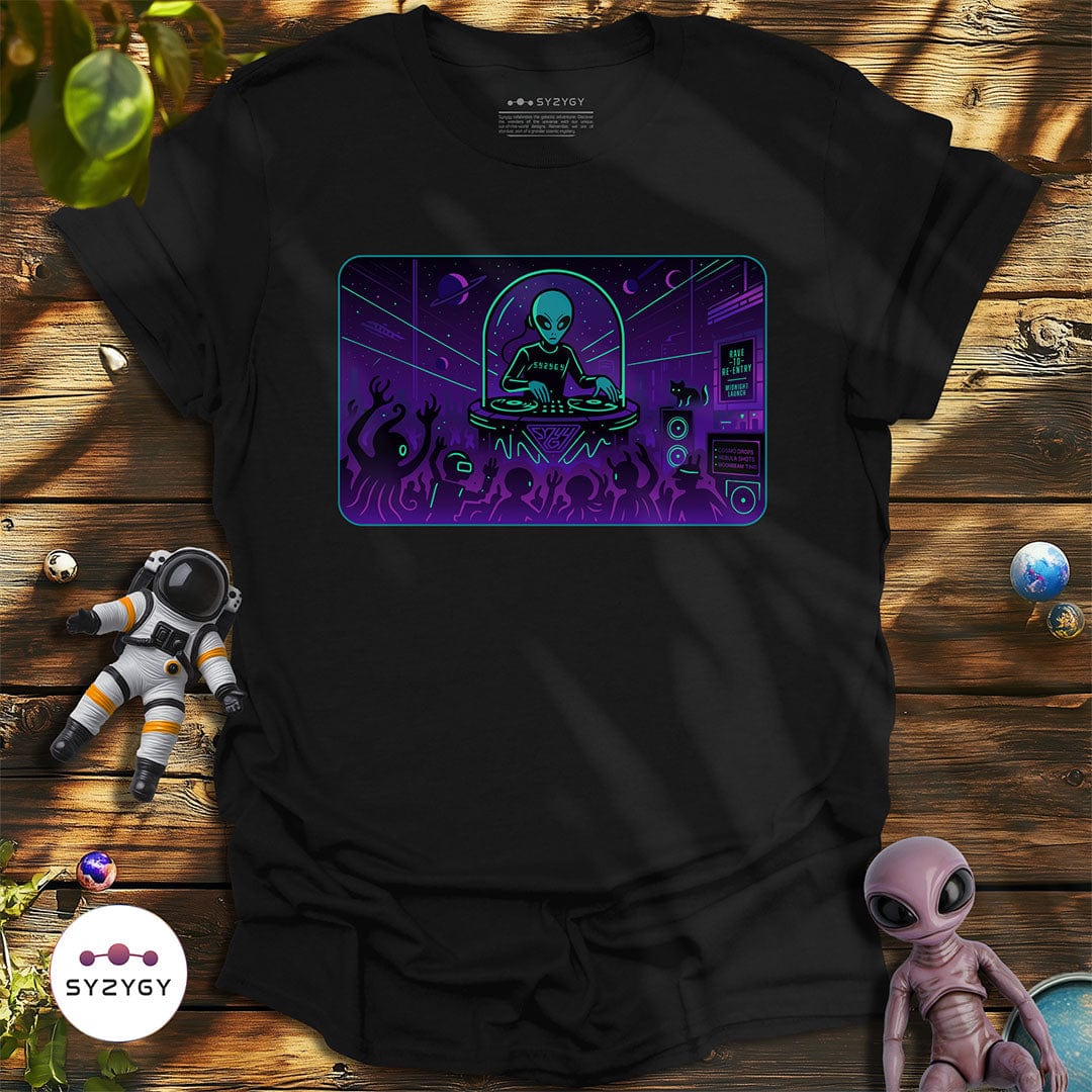 Syzygy Supply T-Shirt Black / S Nebular Nightlife T-shirt Space Aliens UFO Apparel