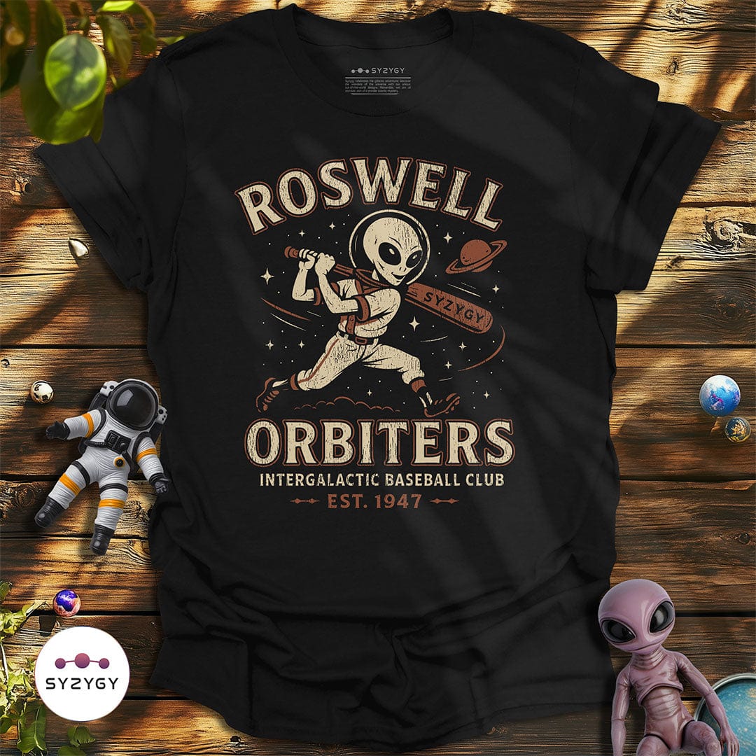 Syzygy Supply T-Shirt Black / S Roswell Orbiters T-shirt Space Aliens UFO Apparel