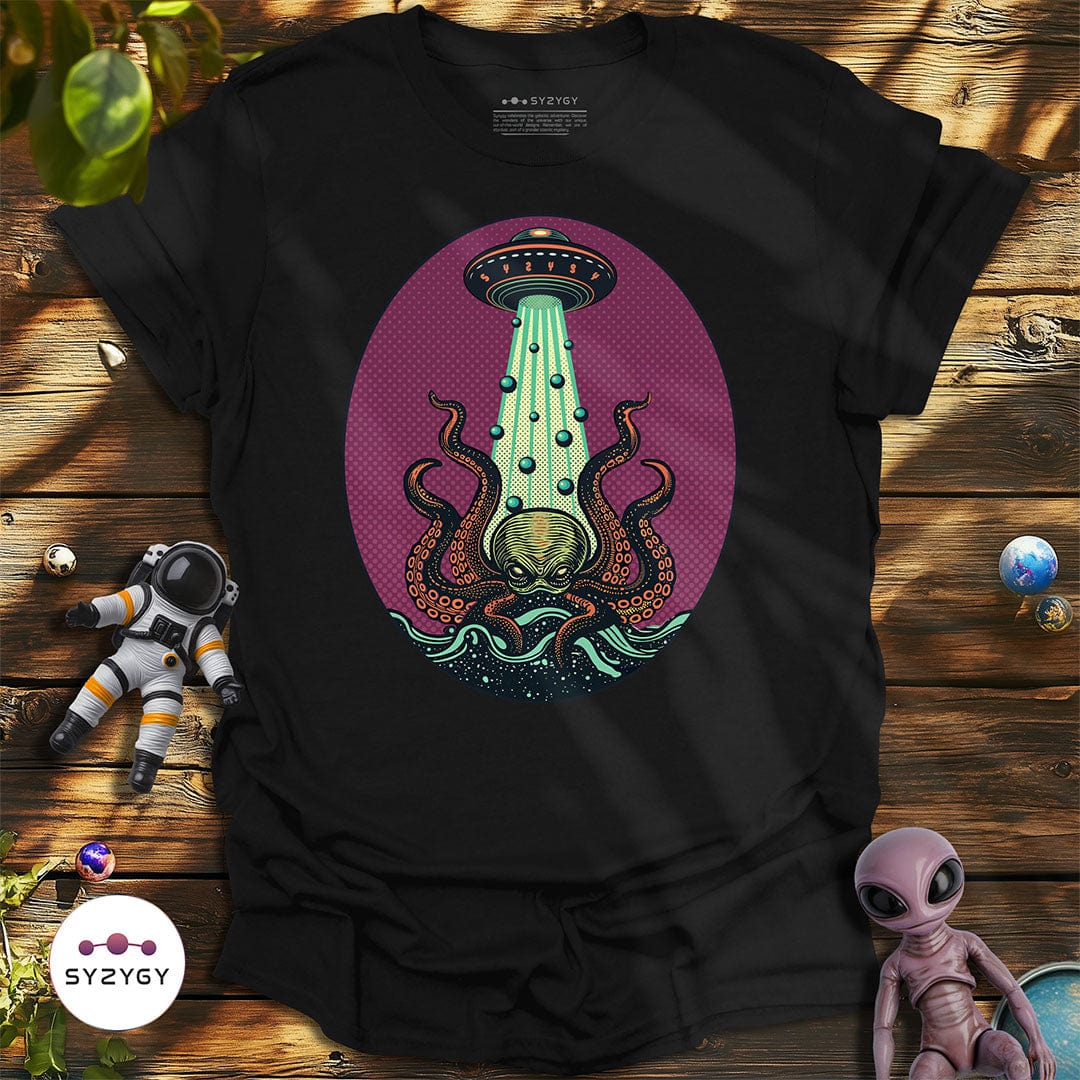 Syzygy Supply T-Shirt Black / S Tentacle Takeover T-shirt Space Aliens UFO Apparel