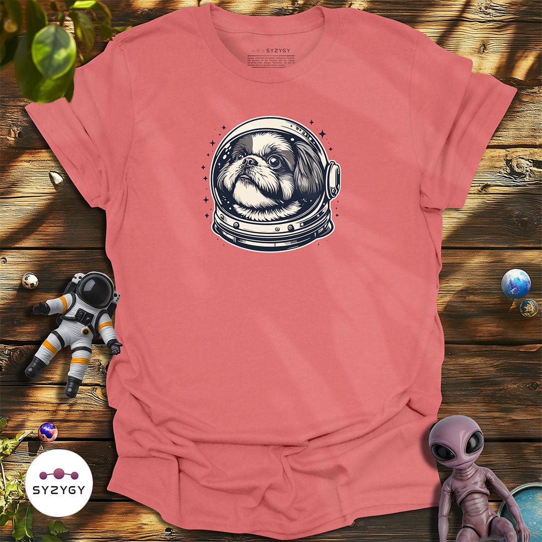 Syzygy Supply T-Shirt Coral Silk / S Astro Shih Tzu T-shirt Space Aliens UFO Apparel