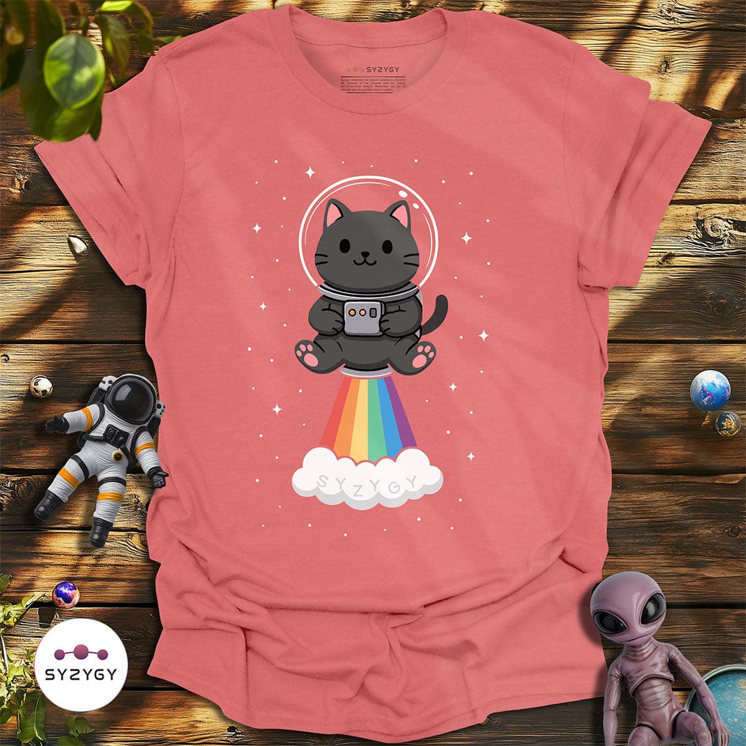 Syzygy Supply T-Shirt Coral Silk / S Nebula Nyan T-shirt Space Aliens UFO Apparel