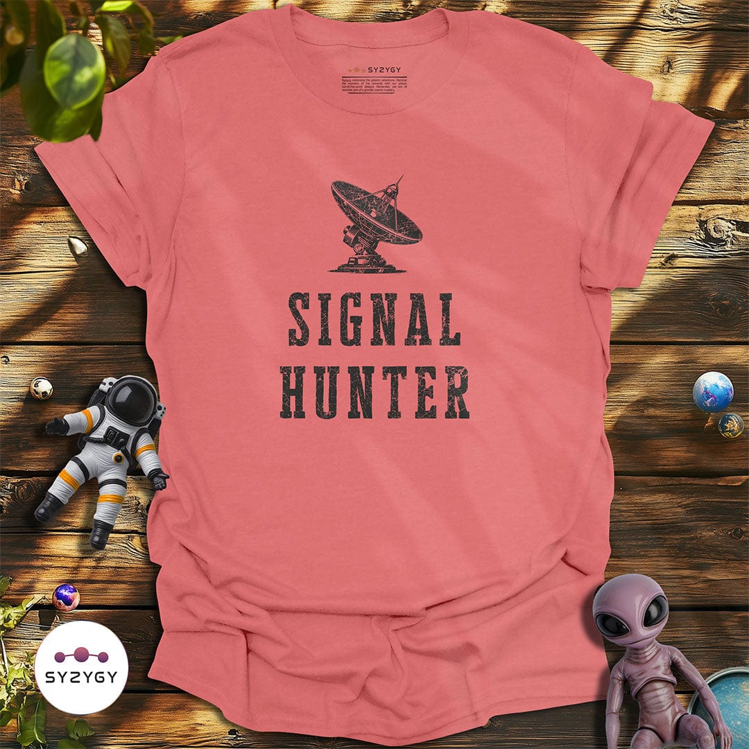 Syzygy Supply T-Shirt Coral Silk / S Signal Hunter T-shirt Space Aliens UFO Apparel