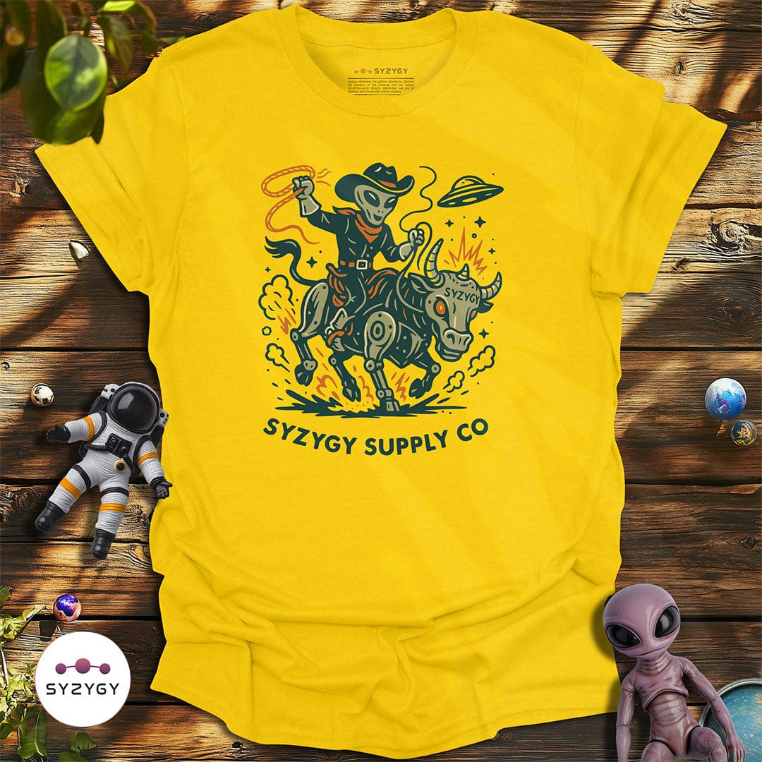 Syzygy Supply T-Shirt Daisy / S Astro Buckaroo T-shirt Space Aliens UFO Apparel