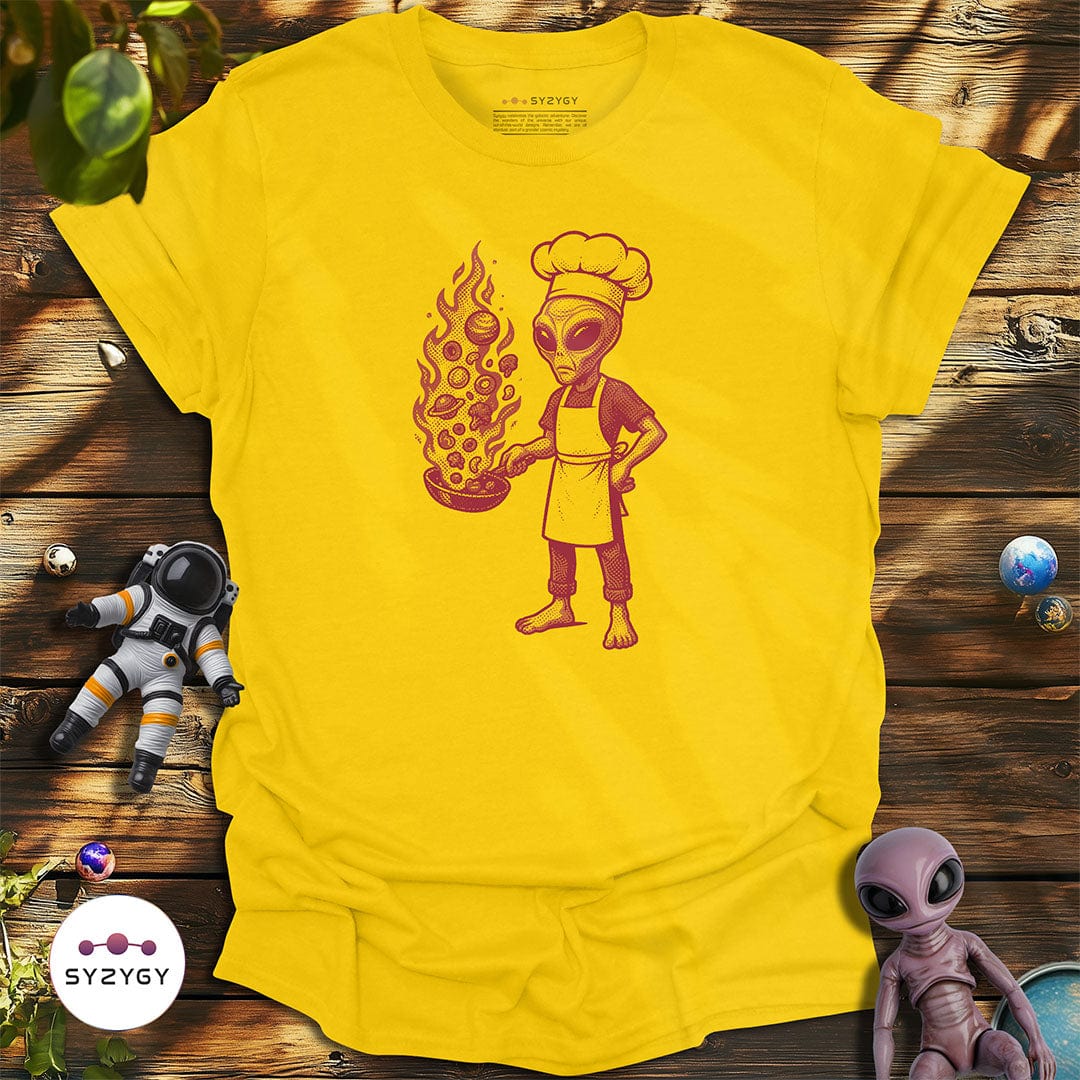 Syzygy Supply T-Shirt Daisy / S Stellar Stir-fry T-shirt Space Aliens UFO Apparel