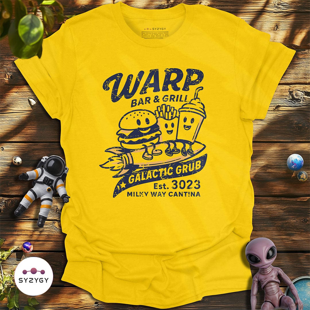 Syzygy Supply T-Shirt Daisy / S Warp Bar & Grill T-shirt Space Aliens UFO Apparel
