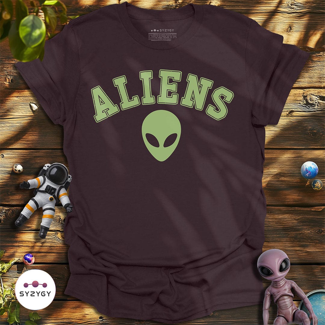 Syzygy Supply T-Shirt Dark Chocolate / S Aliens T-shirt Space Aliens UFO Apparel