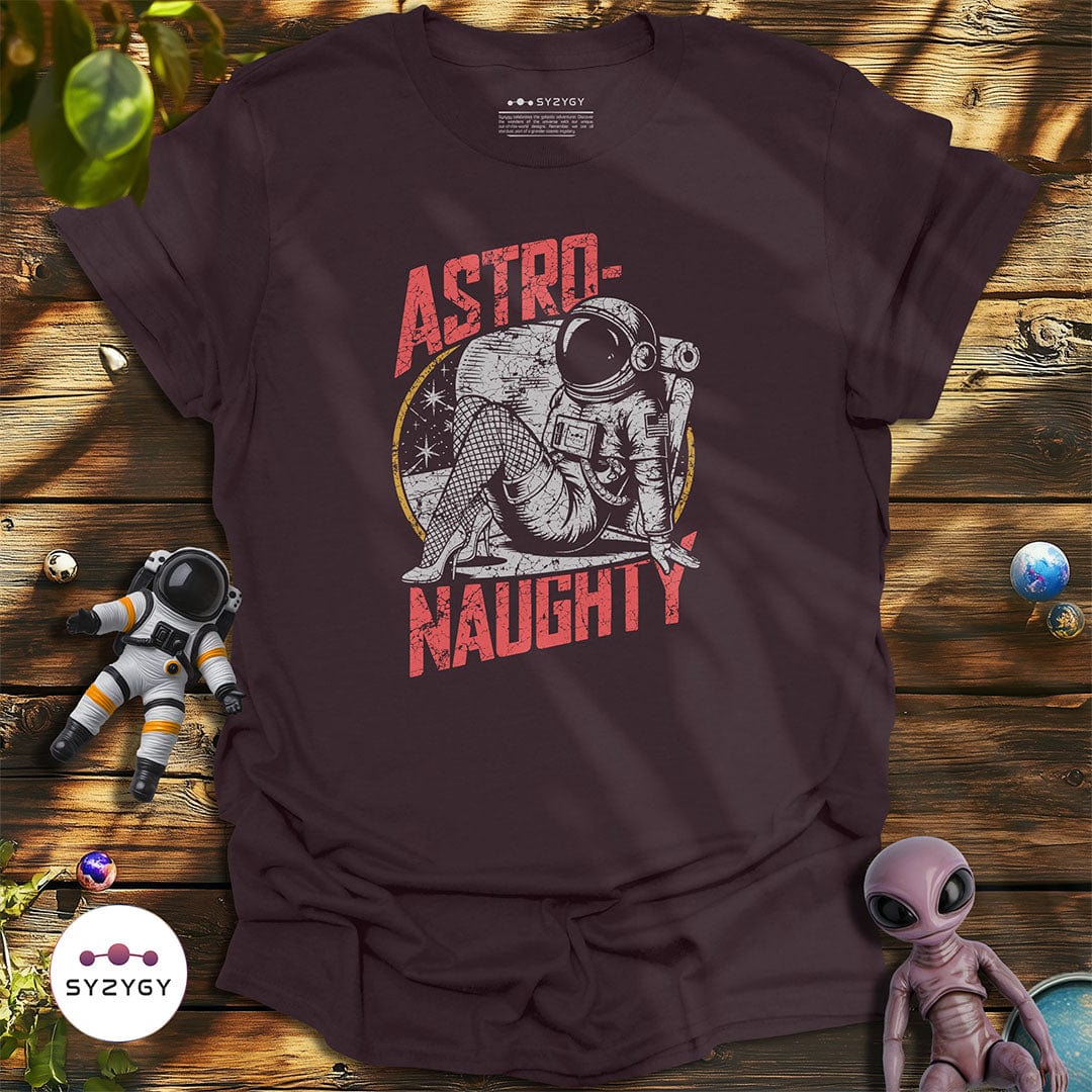 Syzygy Supply T-Shirt Dark Chocolate / S Astro-naughty T-shirt Space Aliens UFO Apparel