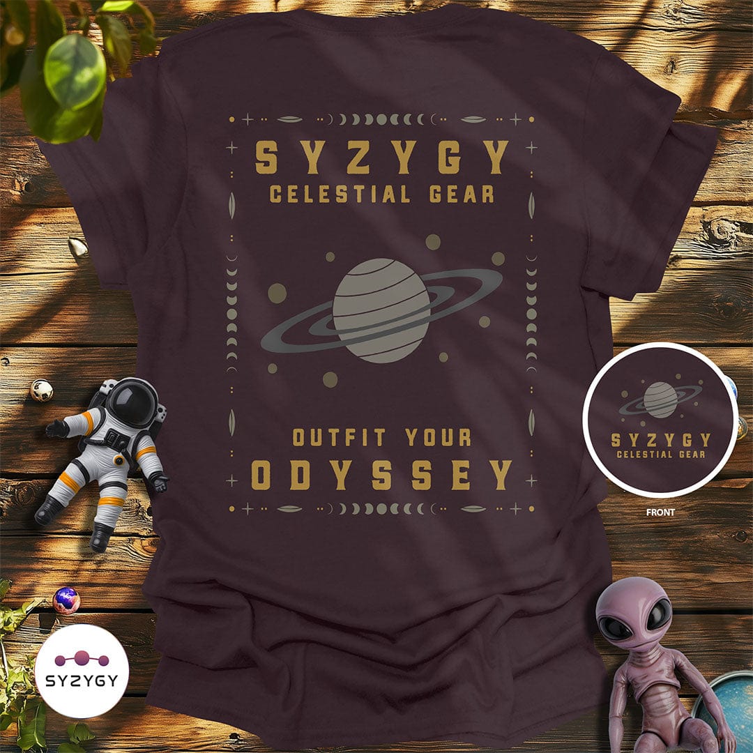 Syzygy Supply T-Shirt Dark Chocolate / S Celestial Gear T-shirt Space Aliens UFO Apparel