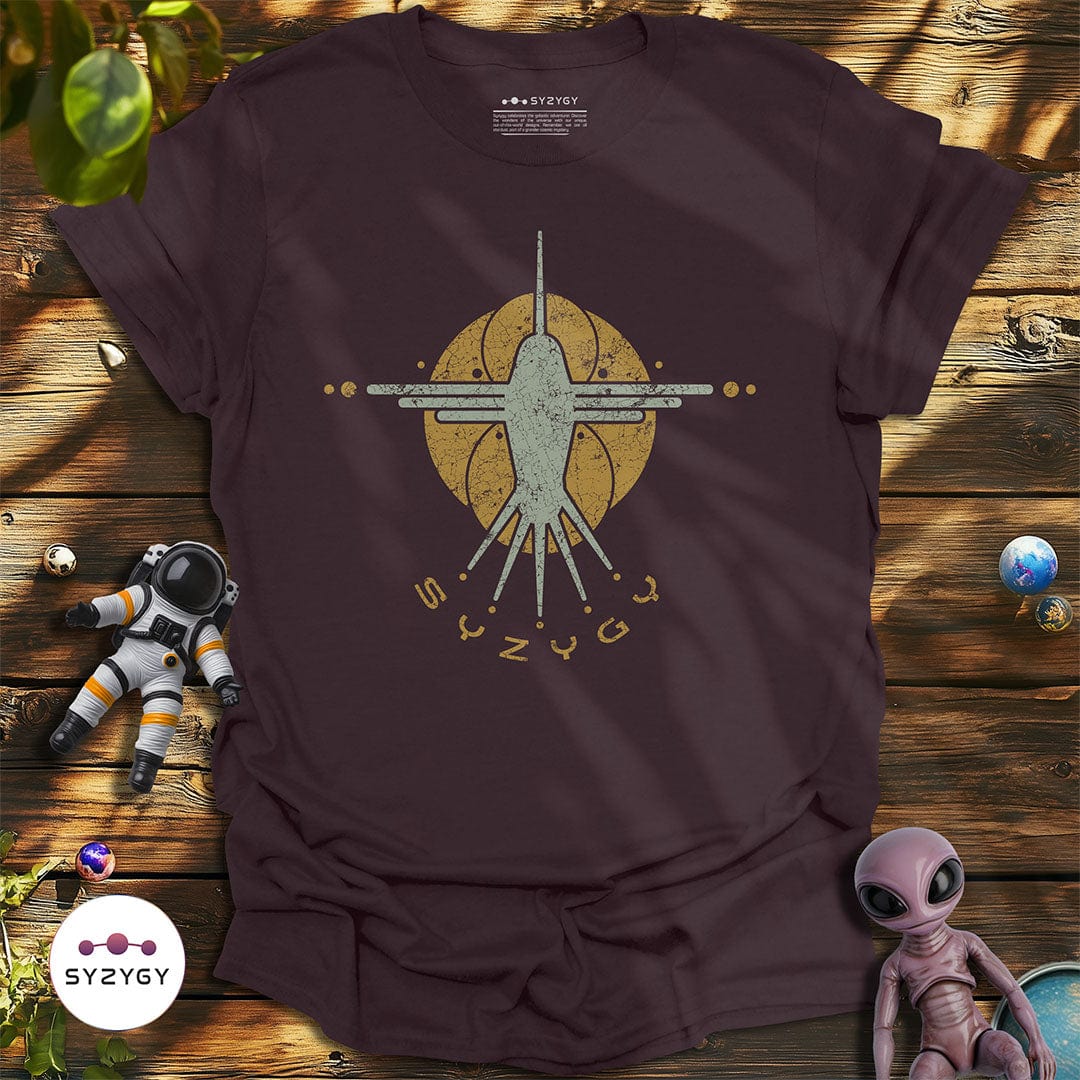 Syzygy Supply T-Shirt Dark Chocolate / S Nazca Navigator T-shirt Space Aliens UFO Apparel