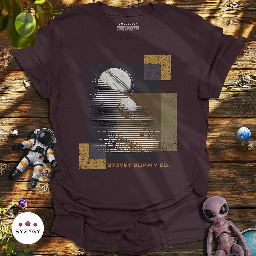 Syzygy Supply T-Shirt Dark Chocolate / S Planetary Union T-shirt Space Aliens UFO Apparel