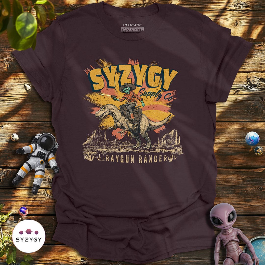 Syzygy Supply T-Shirt Dark Chocolate / S Raygun Ranger T-shirt Space Aliens UFO Apparel