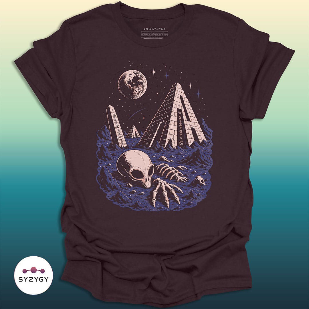 Syzygy Supply T-Shirt Dark Chocolate / S Ruins of Home T-shirt Space Aliens UFO Apparel