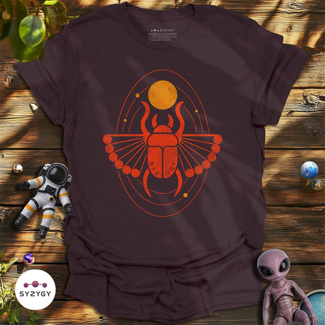 Syzygy Supply T-Shirt Dark Chocolate / S Scarab Sentinel T-shirt Space Aliens UFO Apparel