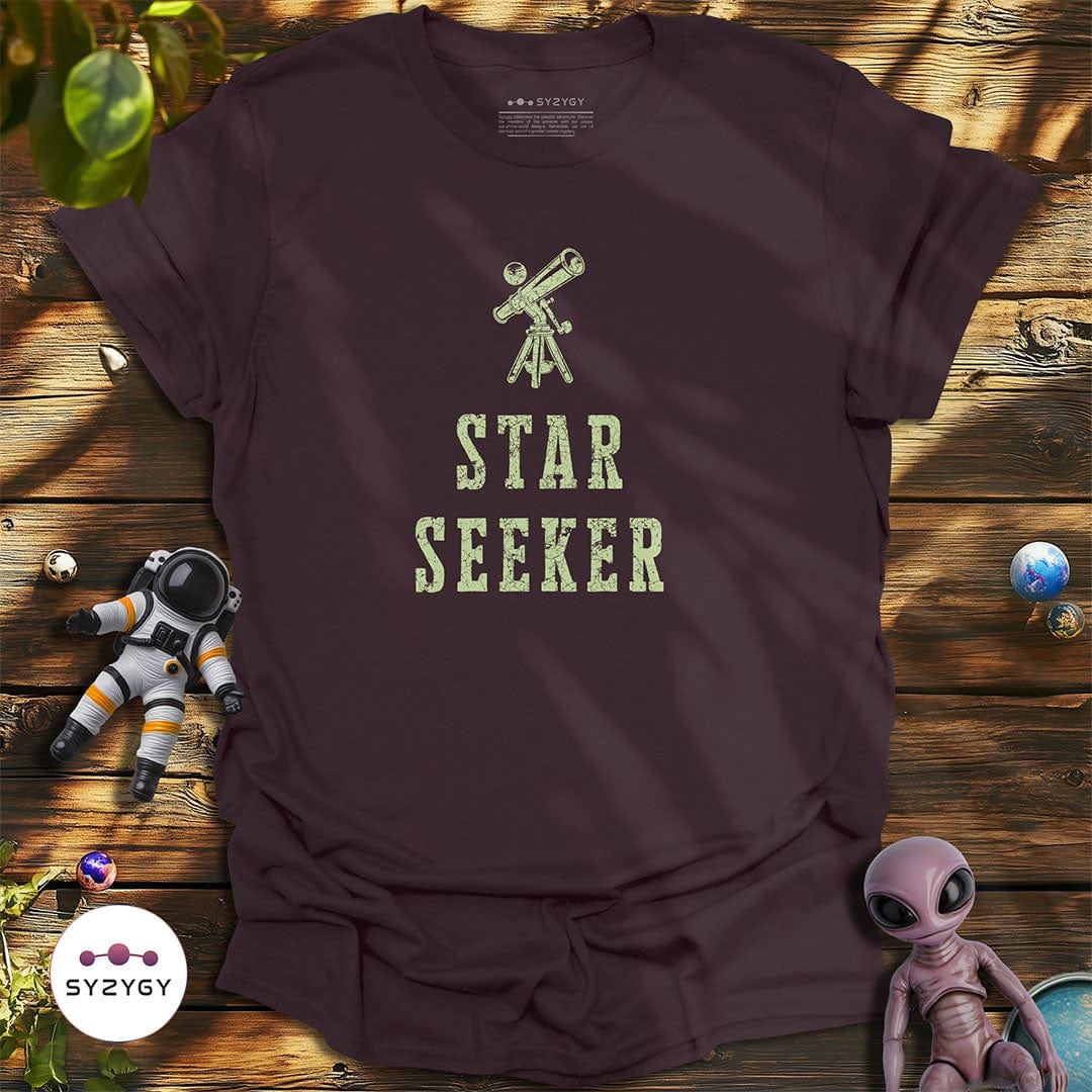 Syzygy Supply T-Shirt Dark Chocolate / S Star Seeker T-shirt Space Aliens UFO Apparel