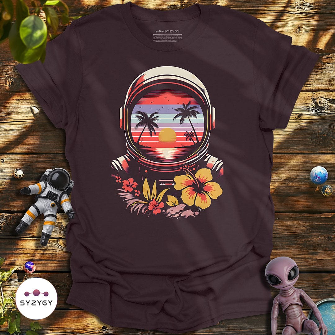 Syzygy Supply T-Shirt Dark Chocolate / S Stellar Shores T-shirt Space Aliens UFO Apparel