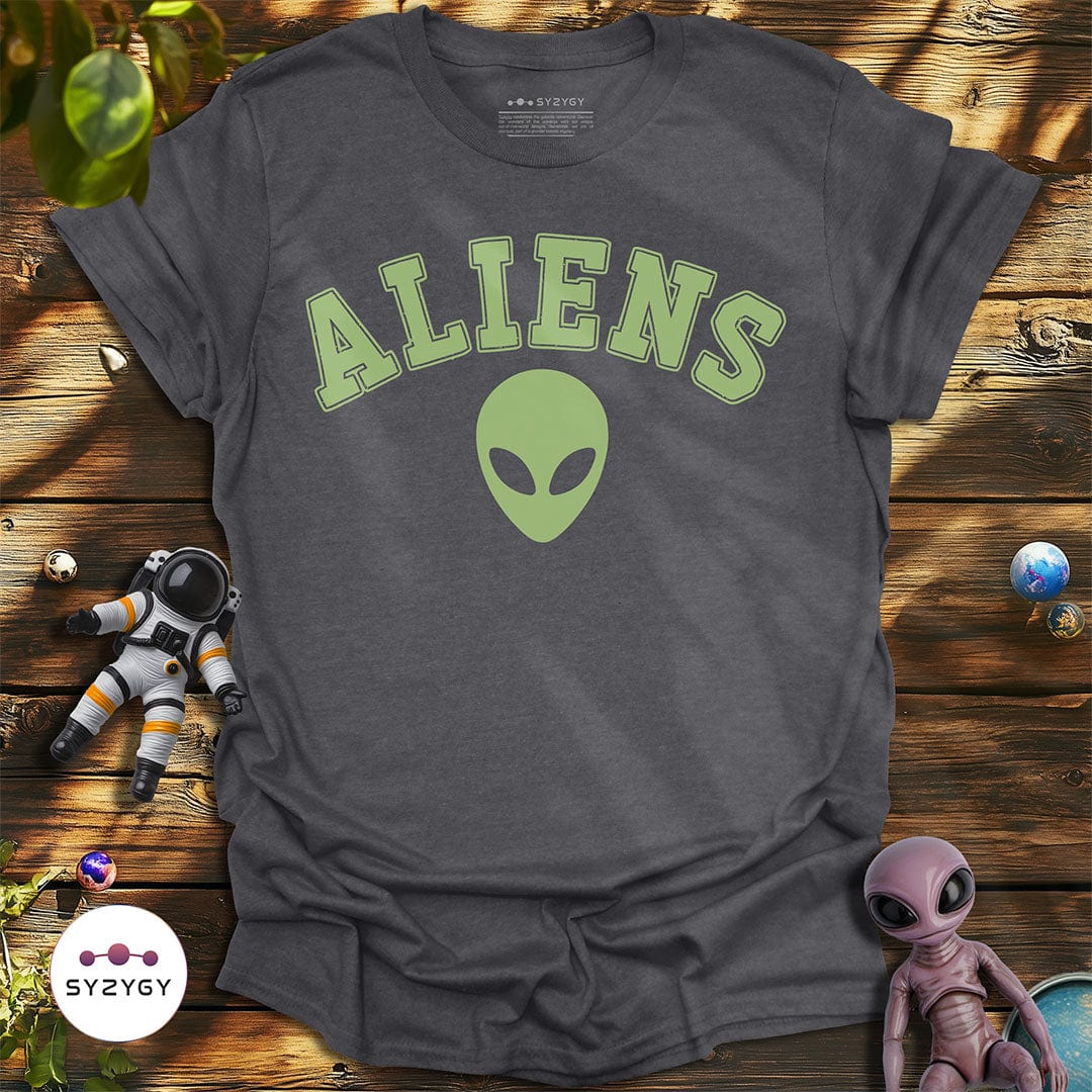 Syzygy Supply T-Shirt Dark Heather Grey / S Aliens T-shirt Space Aliens UFO Apparel