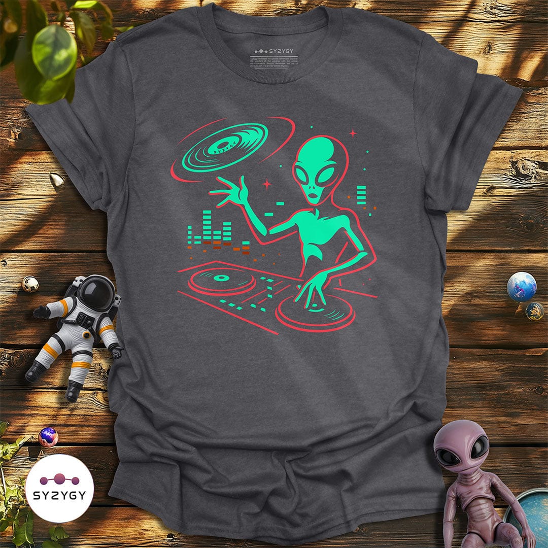 Syzygy Supply T-Shirt Dark Heather Grey / S Cosmic BPM T-shirt Space Aliens UFO Apparel