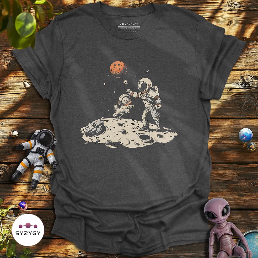 Syzygy Supply T-Shirt Dark Heather Grey / S Cosmic Fetch T-shirt Space Aliens UFO Apparel