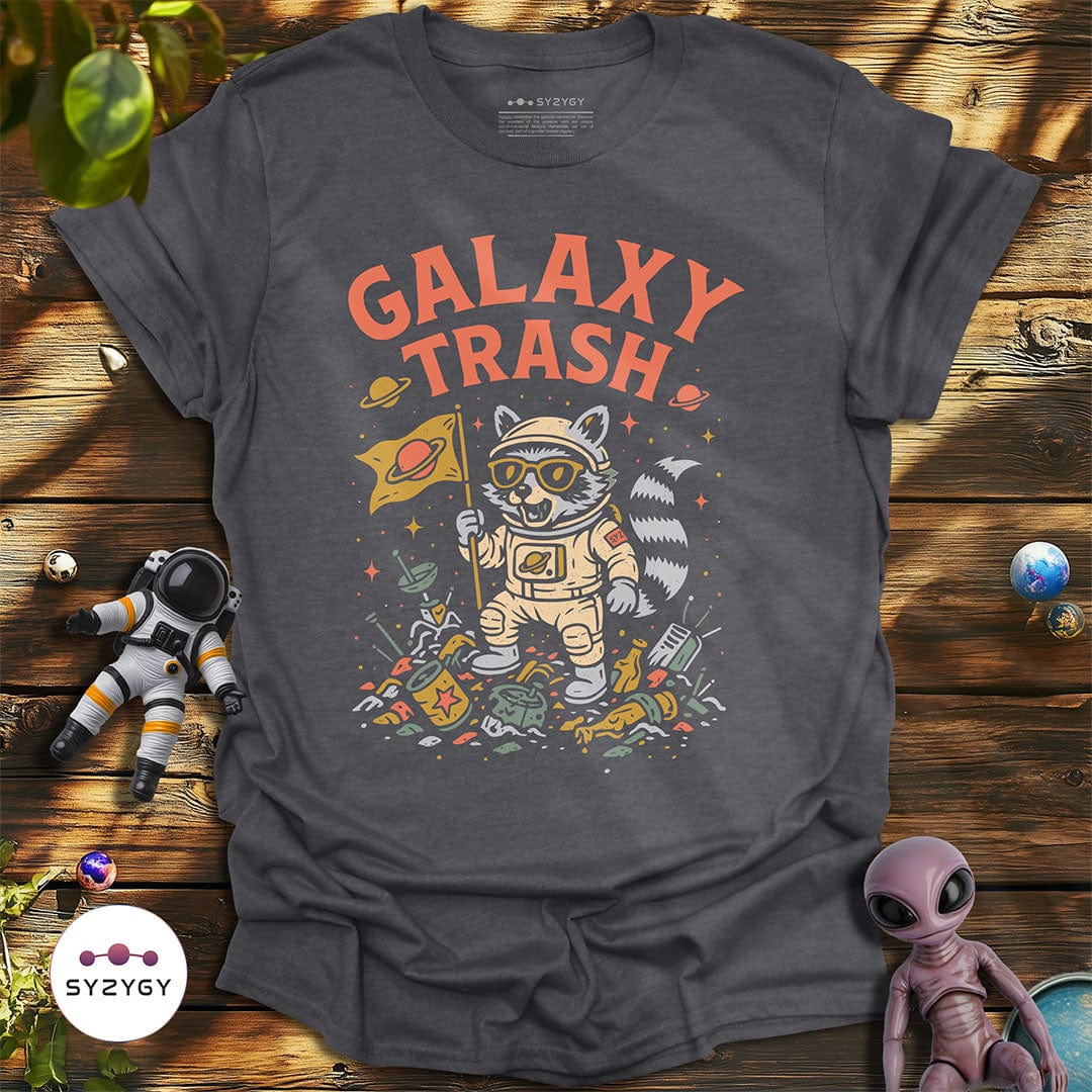 Syzygy Supply T-Shirt Dark Heather Grey / S Galaxy Trash T-shirt Space Aliens UFO Apparel