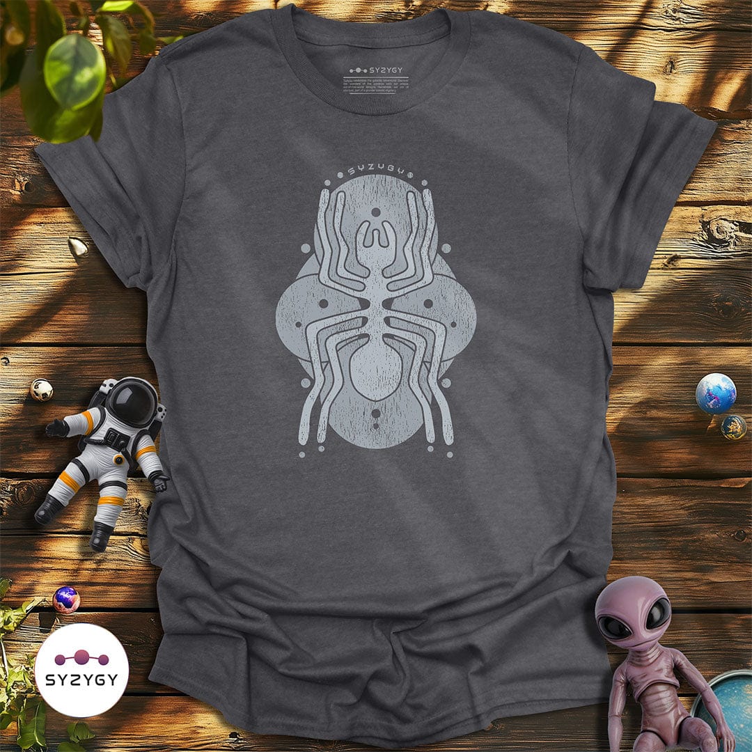 Syzygy Supply T-Shirt Dark Heather Grey / S Glyphwalker T-shirt Space Aliens UFO Apparel