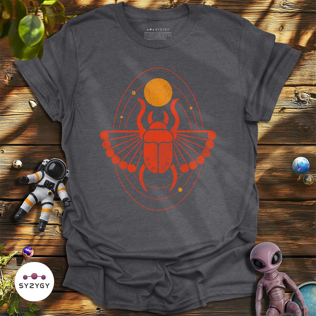 Syzygy Supply T-Shirt Dark Heather Grey / S Scarab Sentinel T-shirt Space Aliens UFO Apparel