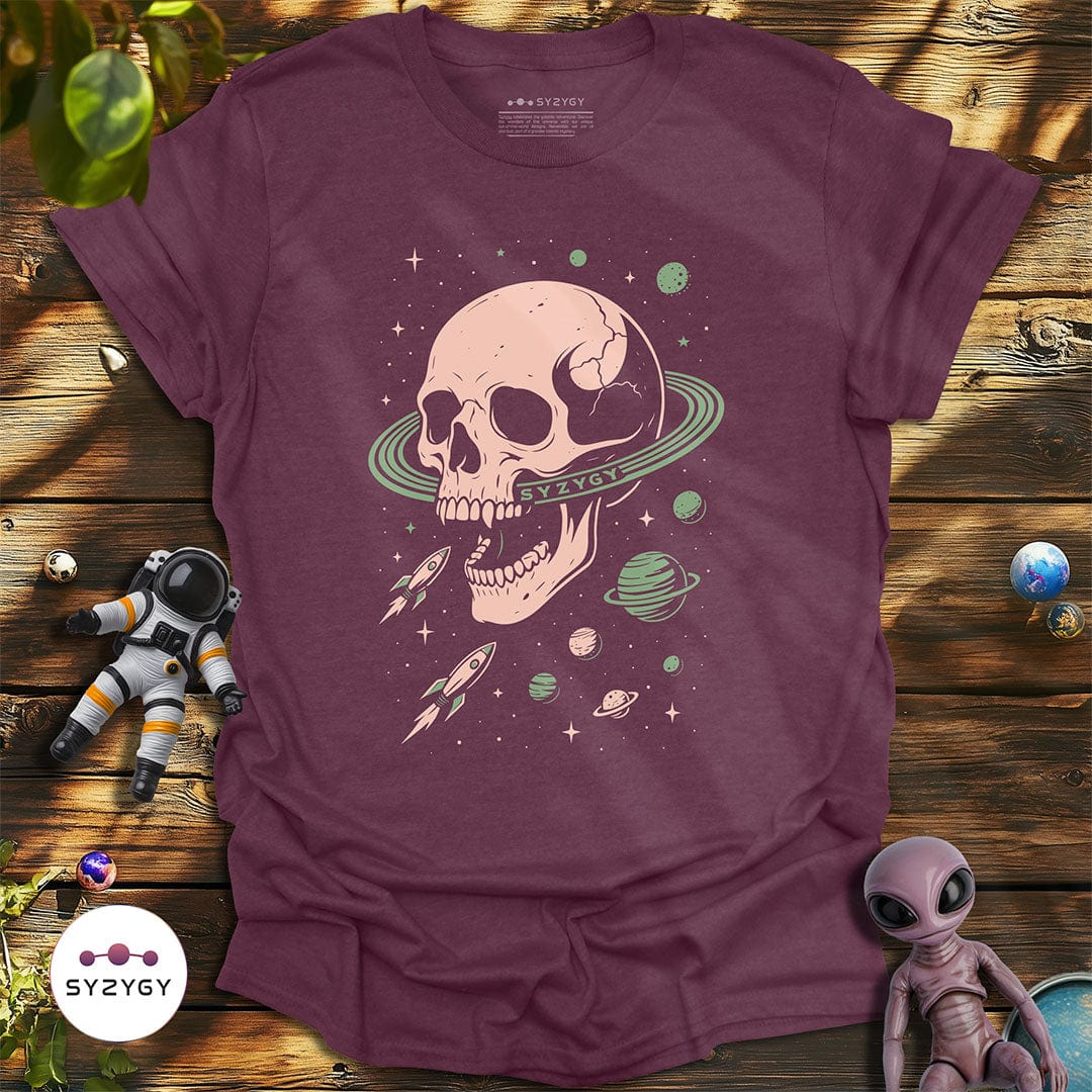Syzygy Supply T-Shirt Heather Maroon / S Dead Space T-shirt Space Aliens UFO Apparel