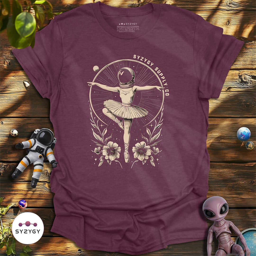 Syzygy Supply T-Shirt Heather Maroon / S Moondancer T-shirt Space Aliens UFO Apparel