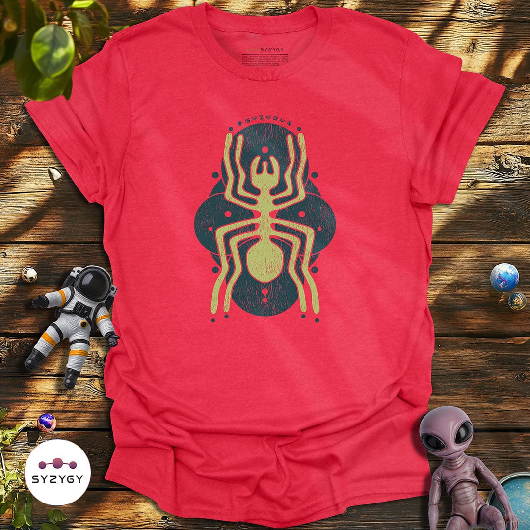 Syzygy Supply T-Shirt Heather Red / S Glyphwalker T-shirt Space Aliens UFO Apparel