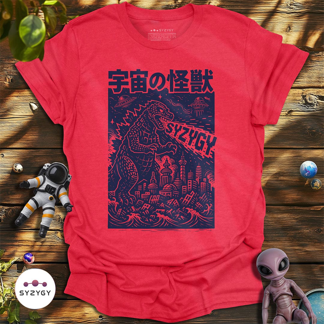 Syzygy Supply T-Shirt Heather Red / S Space Kaiju T-shirt Space Aliens UFO Apparel