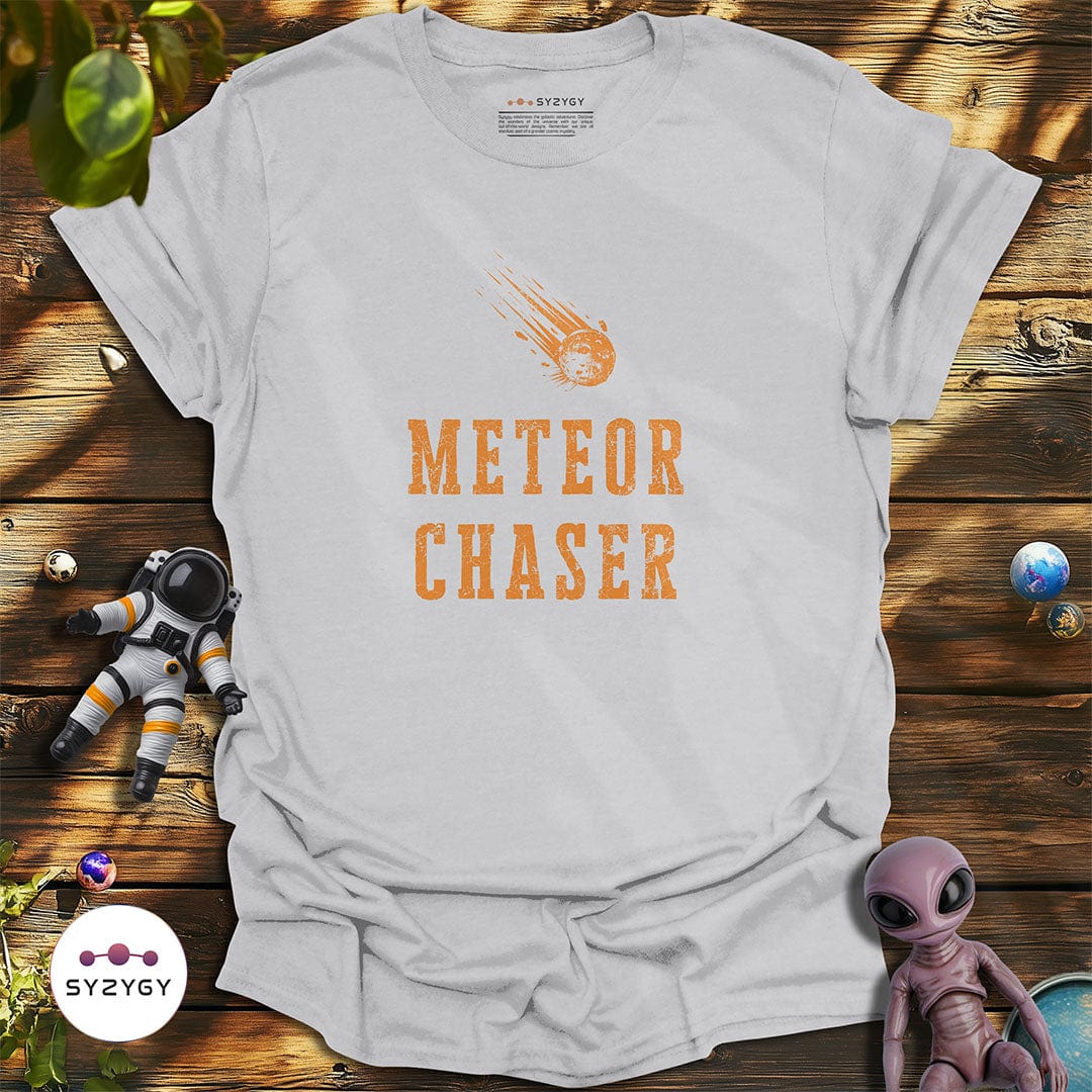 Syzygy Supply T-Shirt Ice Grey / S Meteor Chaser T-shirt Space Aliens UFO Apparel