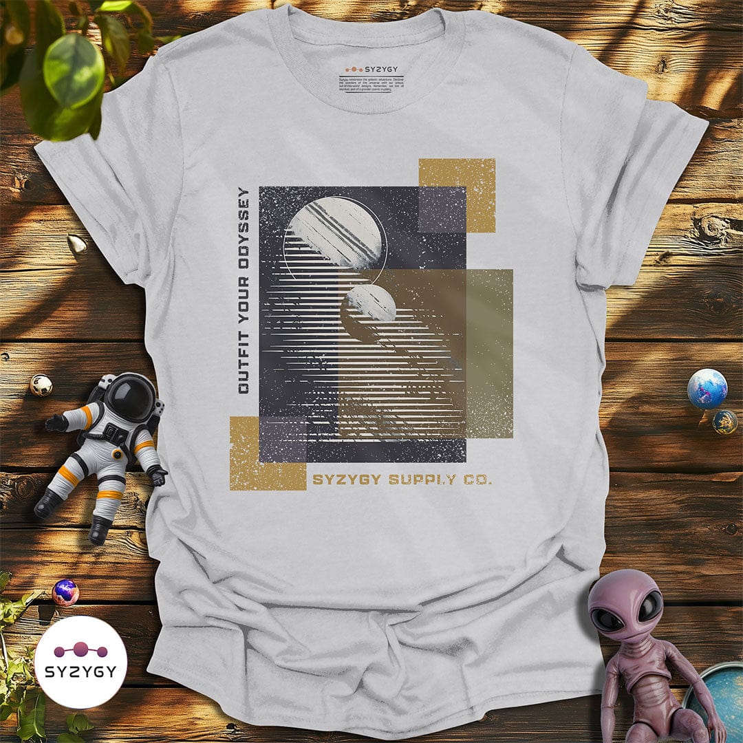 Syzygy Supply T-Shirt Ice Grey / S Planetary Union T-shirt Space Aliens UFO Apparel