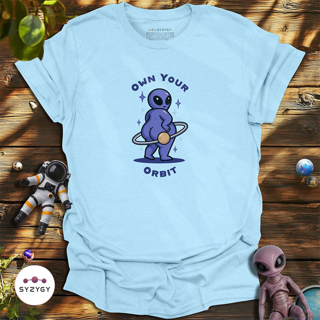 Syzygy Supply T-Shirt Light Blue / S Own Your Orbit T-shirt Space Aliens UFO Apparel
