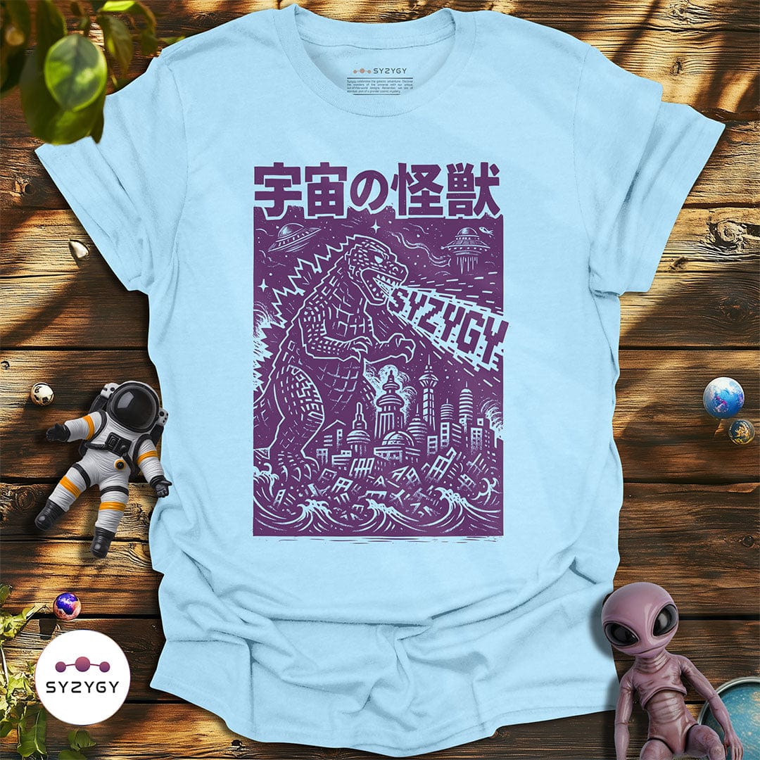 Syzygy Supply T-Shirt Light Blue / S Space Kaiju T-shirt Space Aliens UFO Apparel