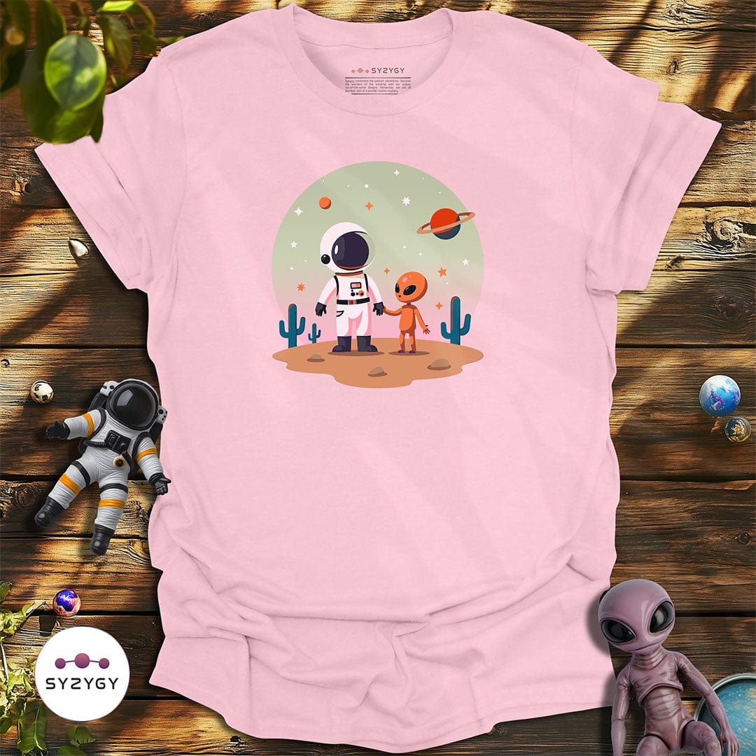 Syzygy Supply T-Shirt Light Pink / S Astro Allies T-shirt Space Aliens UFO Apparel