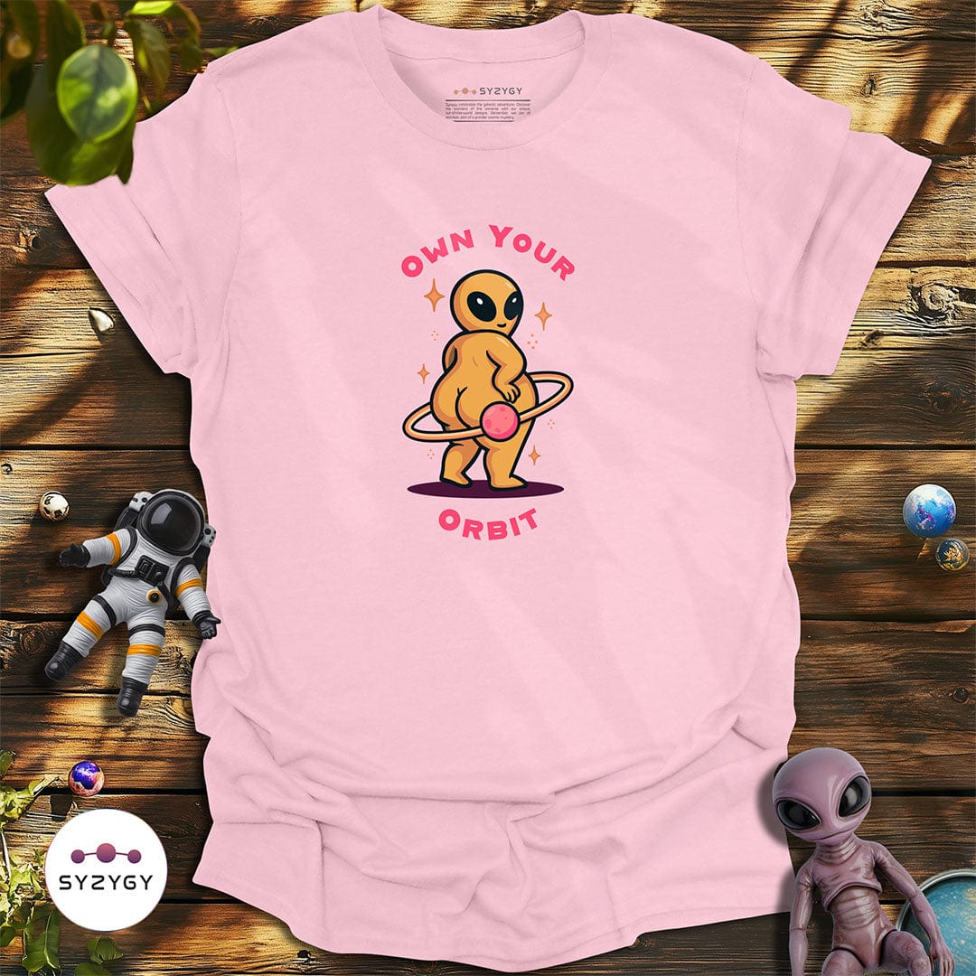 Syzygy Supply T-Shirt Light Pink / S Own Your Orbit T-shirt Space Aliens UFO Apparel