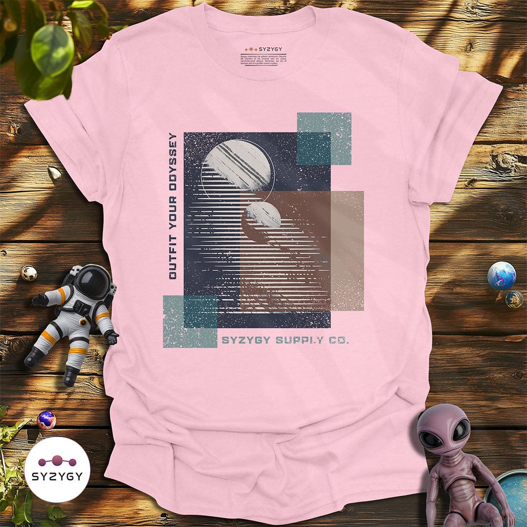 Syzygy Supply T-Shirt Light Pink / S Planetary Union T-shirt Space Aliens UFO Apparel