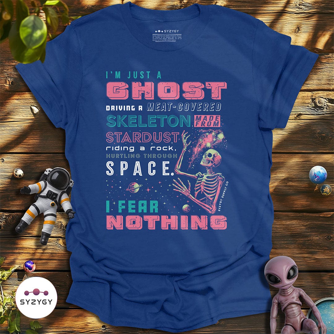 Syzygy Supply T-Shirt Metro Blue / S I Fear Nothing T-shirt Space Aliens UFO Apparel