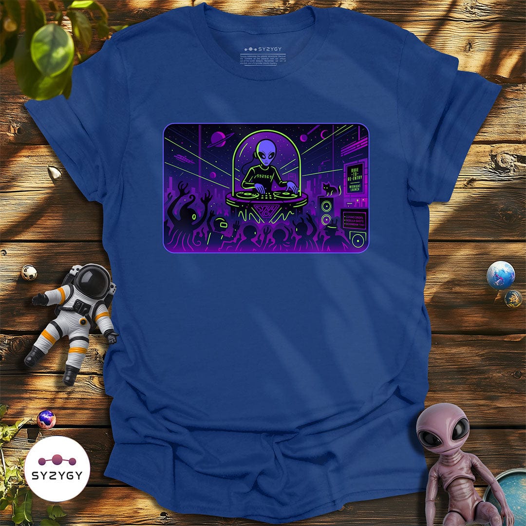 Syzygy Supply T-Shirt Metro Blue / S Nebular Nightlife T-shirt Space Aliens UFO Apparel