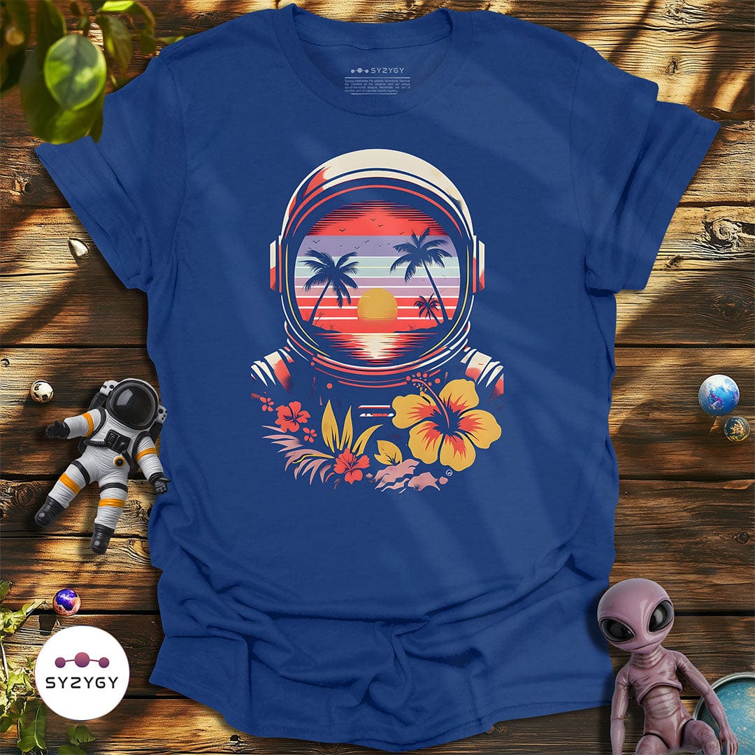 Syzygy Supply T-Shirt Metro Blue / S Stellar Shores T-shirt Space Aliens UFO Apparel
