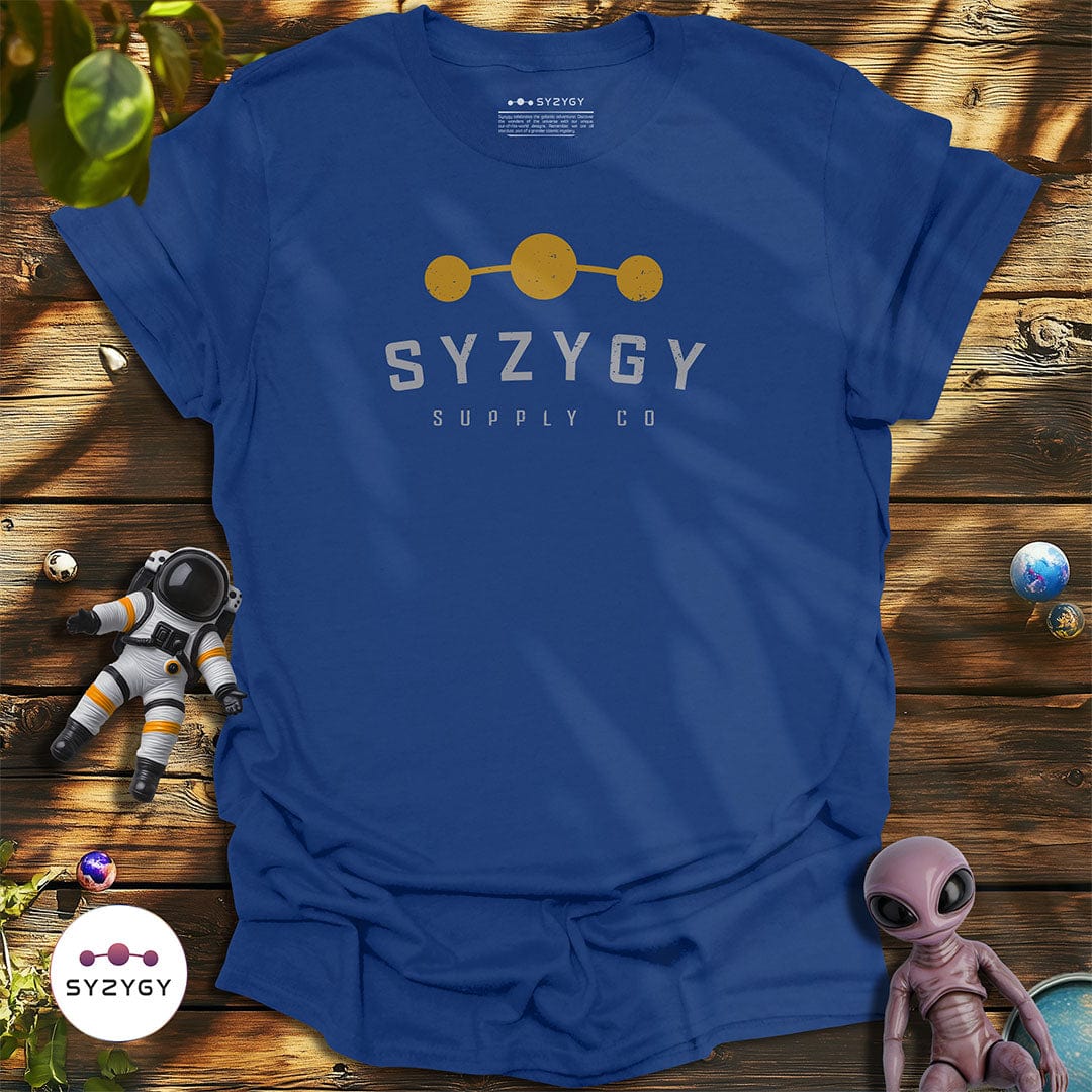 Syzygy Supply T-Shirt Metro Blue / S Syzygy Logo T-shirt Space Aliens UFO Apparel