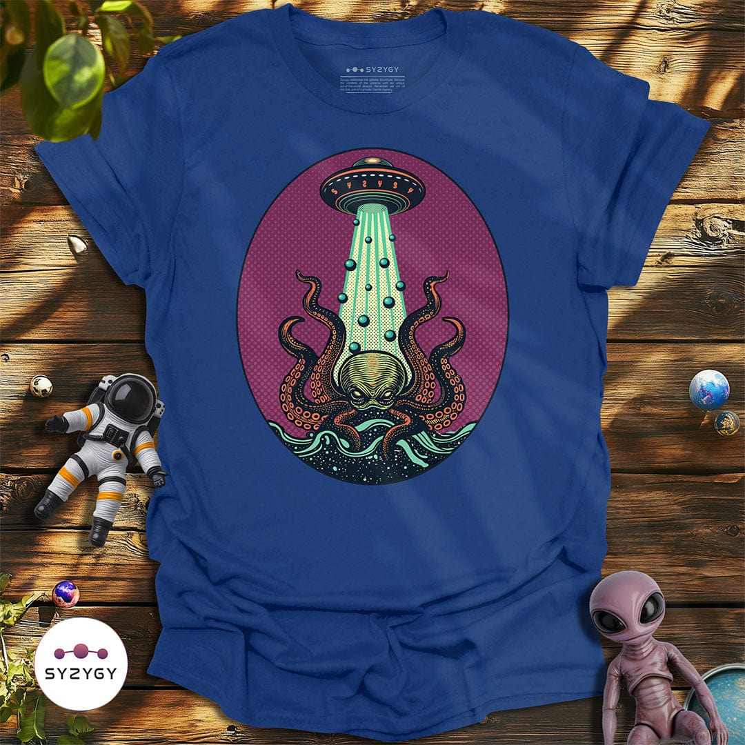 Syzygy Supply T-Shirt Metro Blue / S Tentacle Takeover T-shirt Space Aliens UFO Apparel