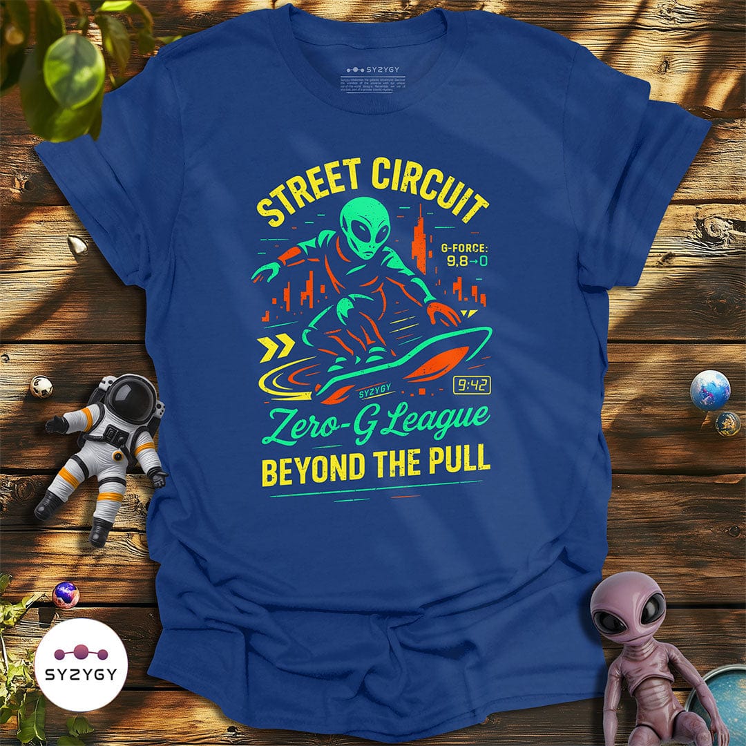 Syzygy Supply T-Shirt Metro Blue / S Zero-G League T-shirt Space Aliens UFO Apparel